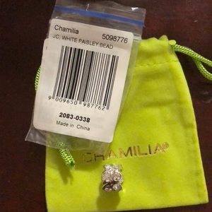 NWT Chamilia JC White Paisley: Bead